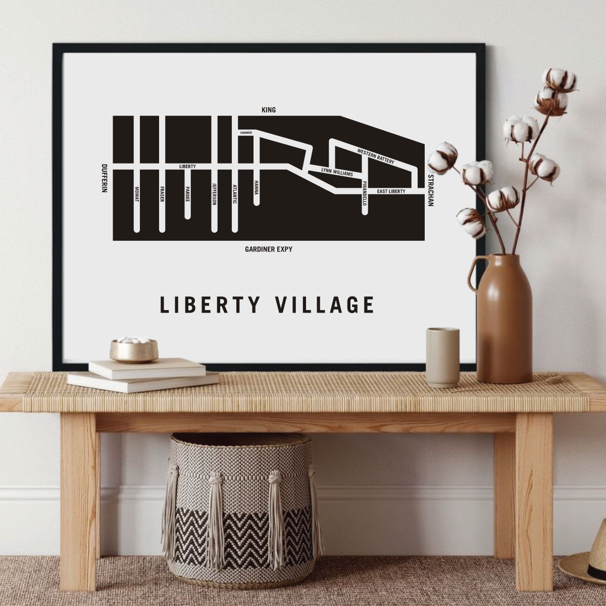 Liberty Village Map, Toronto