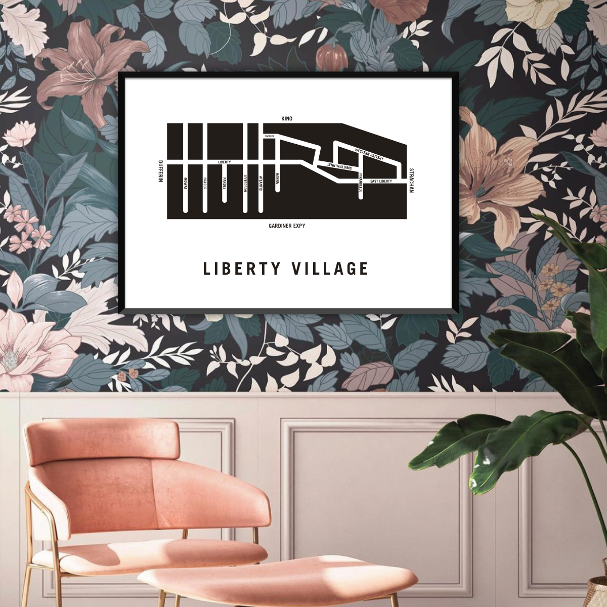 Liberty Village Map, Toronto
