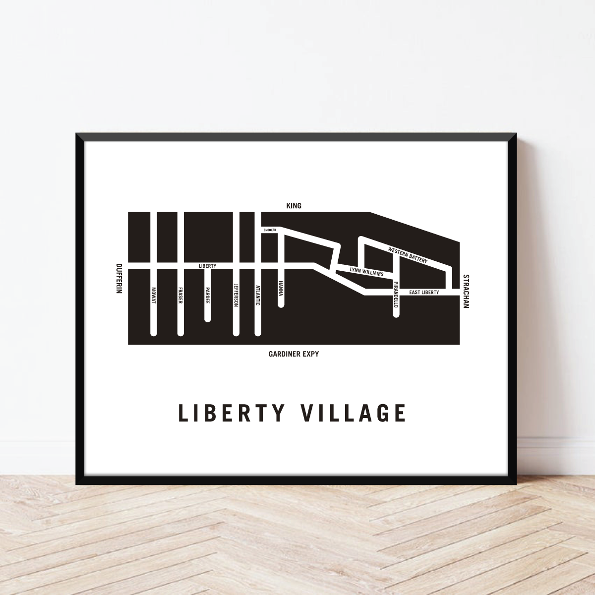 Liberty Village Map, Toronto