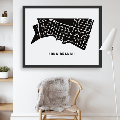 Long Branch Map, Toronto