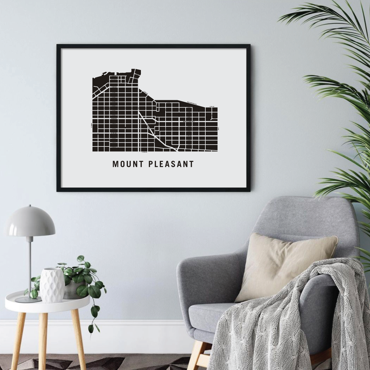 Mount Pleasant Map, Vancouver