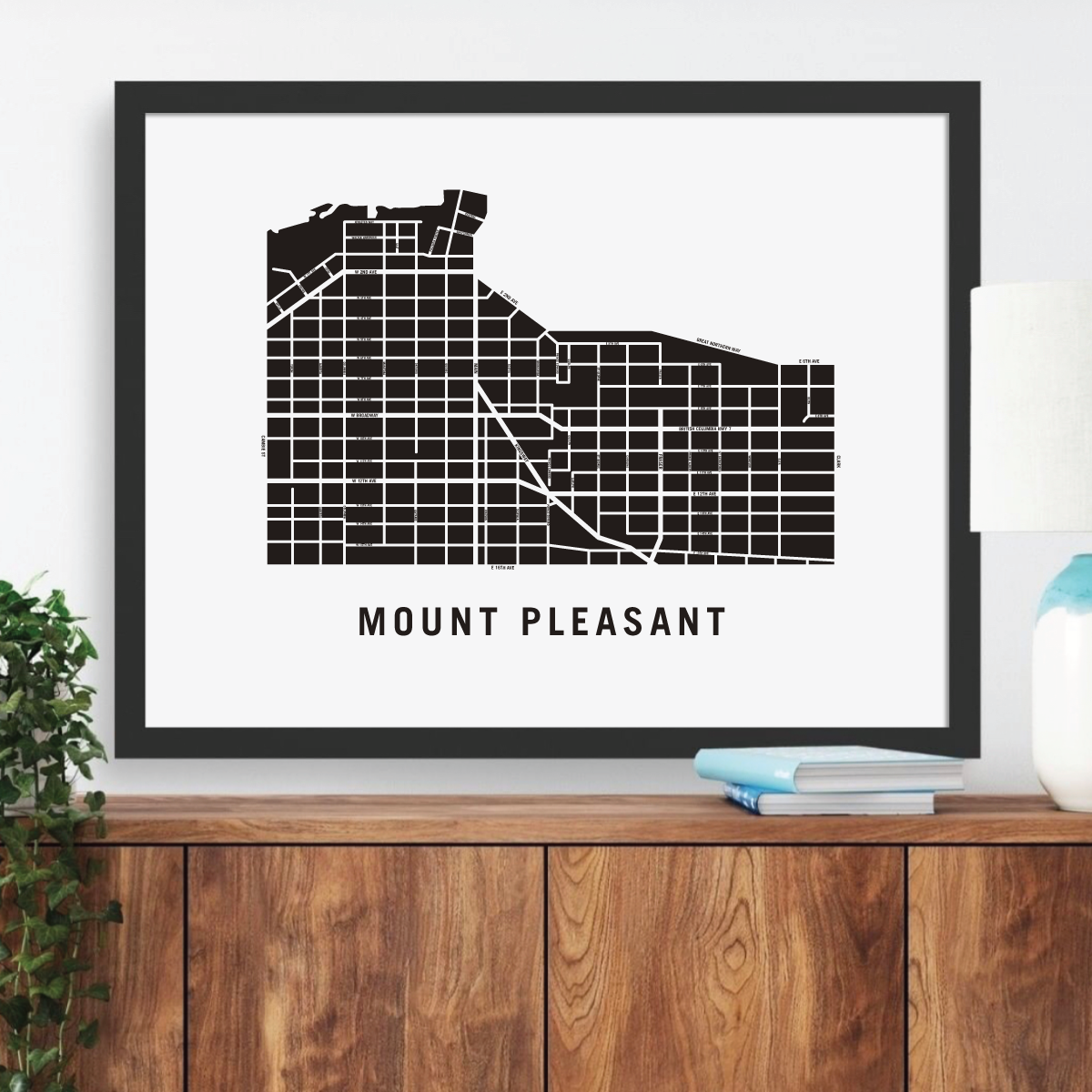 Mount Pleasant Map, Vancouver