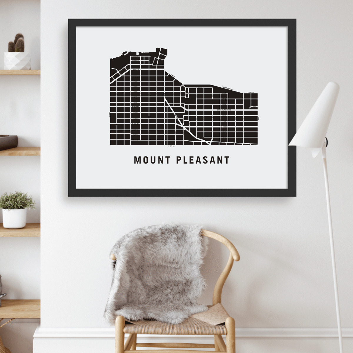 Mount Pleasant Map, Vancouver