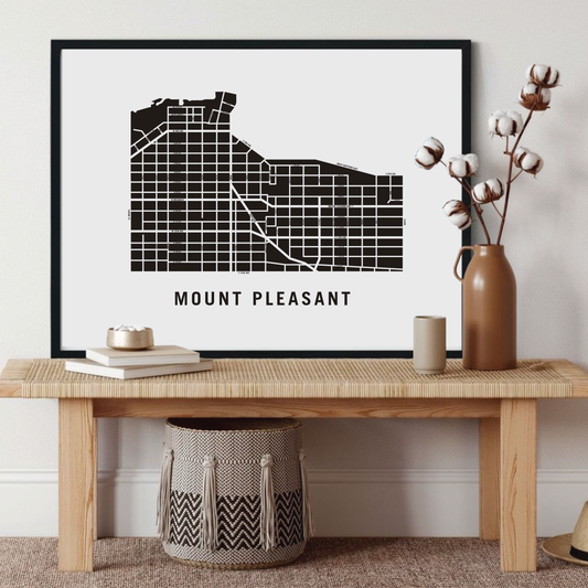 Mount Pleasant Map, Vancouver