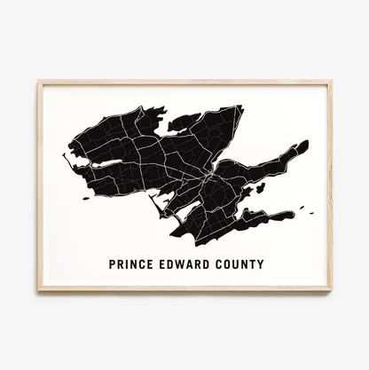 Prince Edward County Map, Ontario