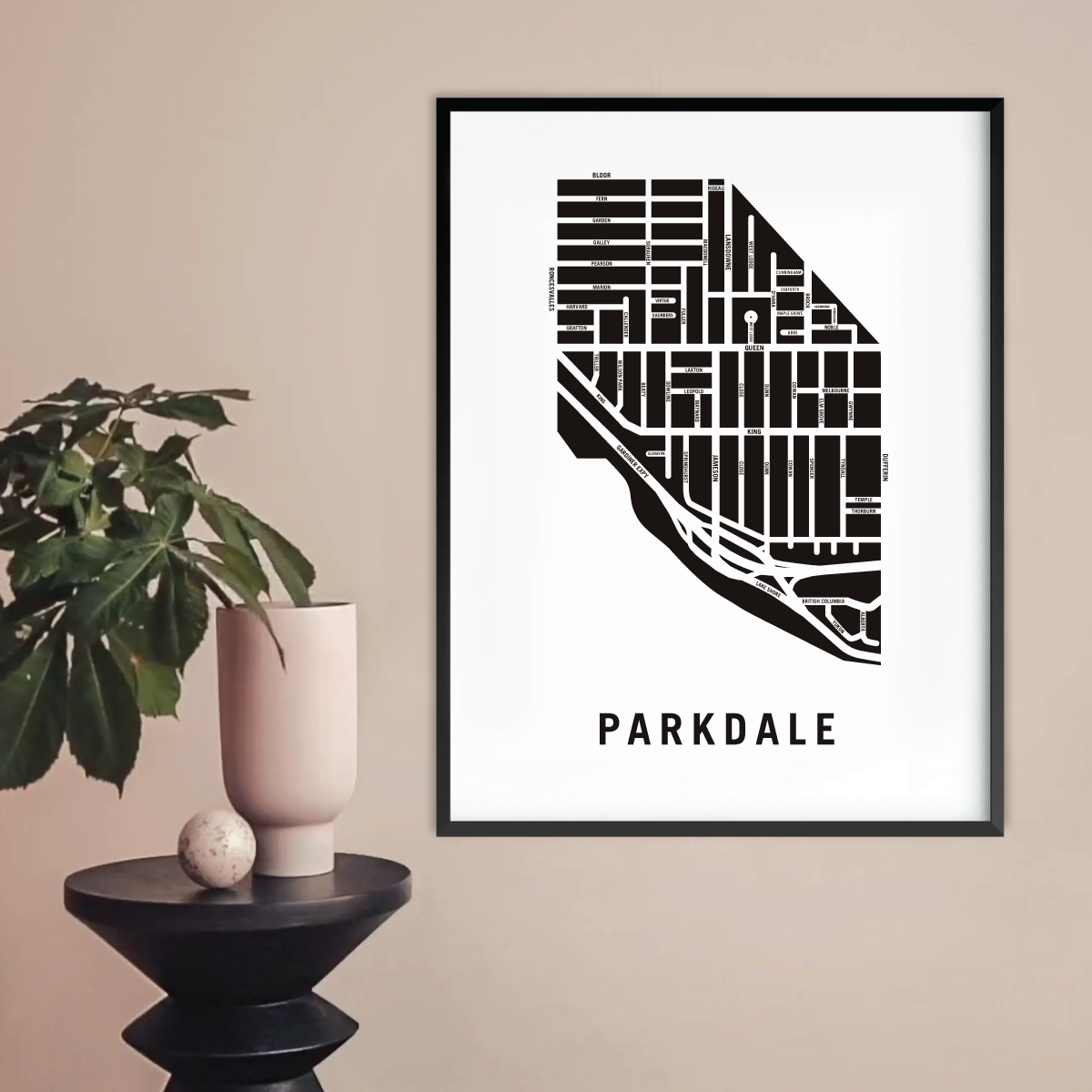 Parkdale Map, Toronto