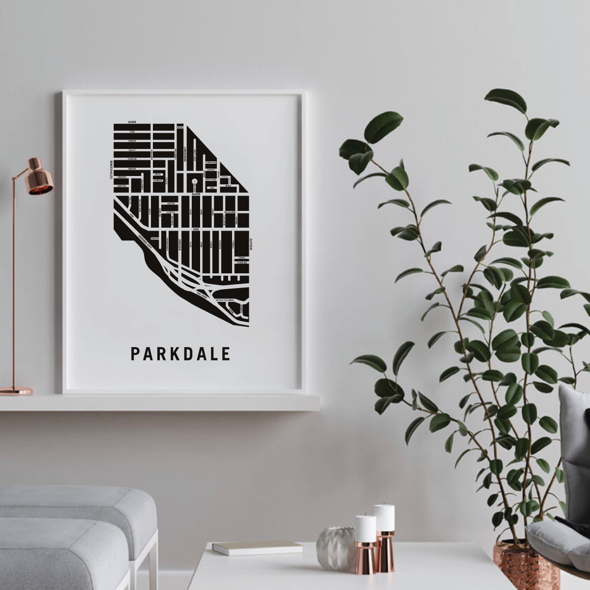 Parkdale Map, Toronto