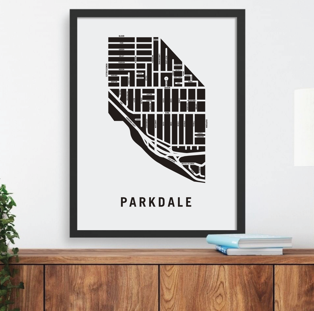 Parkdale Map, Toronto