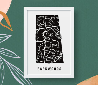 Parkwoods Map, Toronto