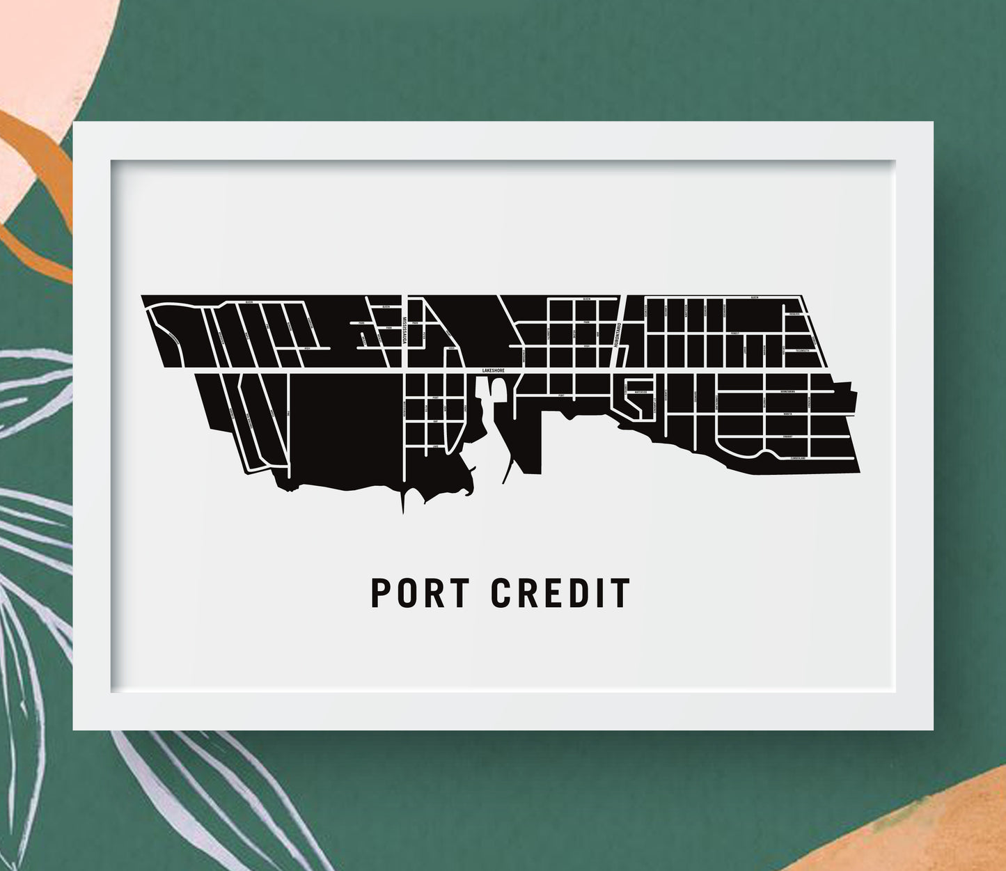 Port Credit Map, Mississauga