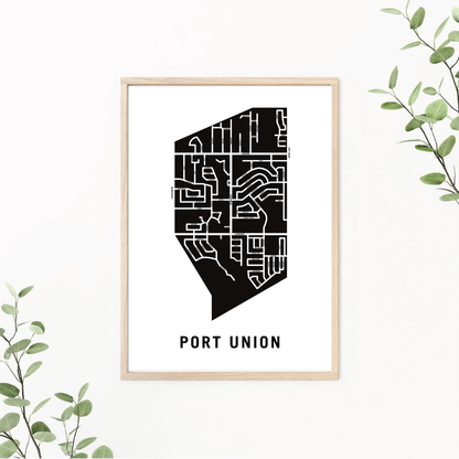 Port Union Map, Toronto
