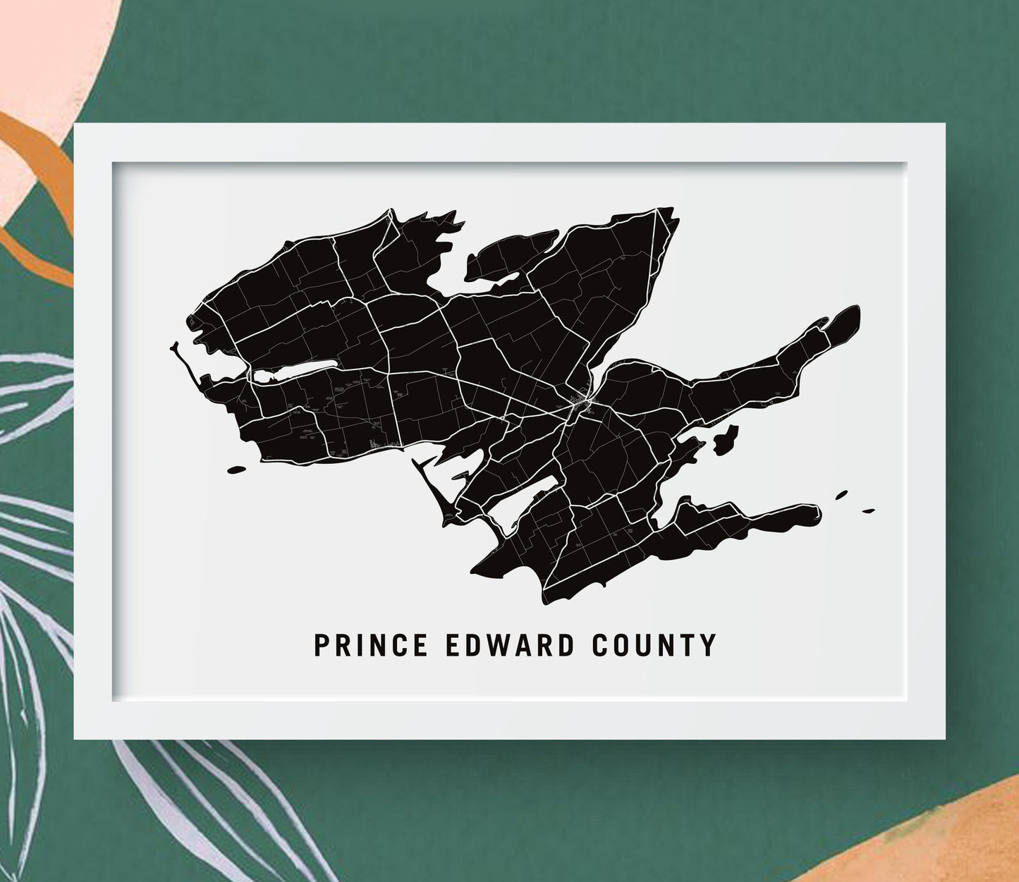 Prince Edward County Map, Ontario