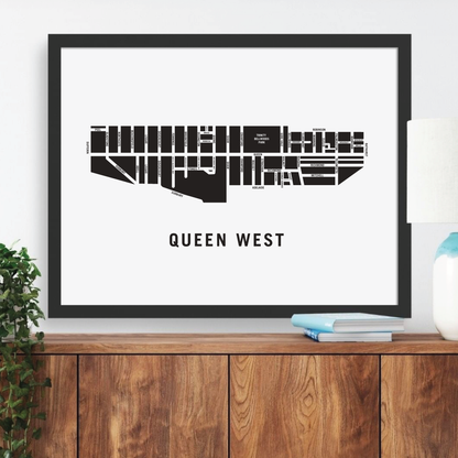 Queen West Map, Toronto
