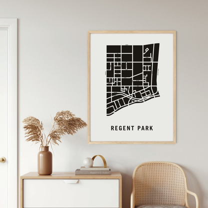 Regent Park Map, Toronto