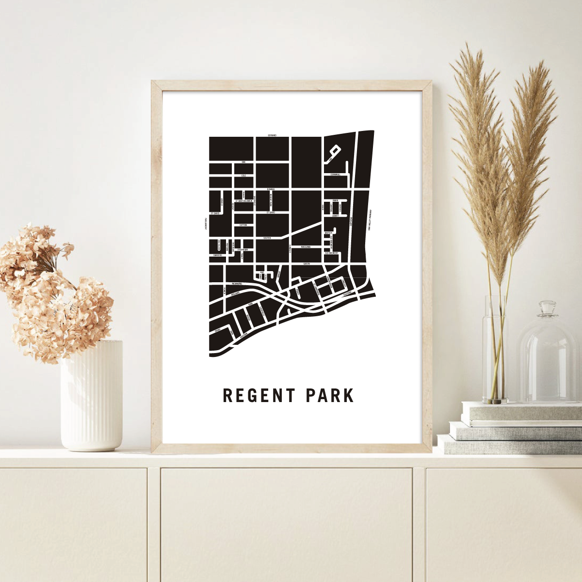 Regent Park Map, Toronto