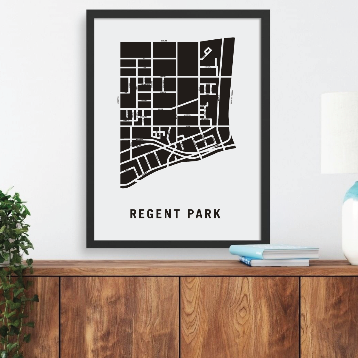 Regent Park Map, Toronto