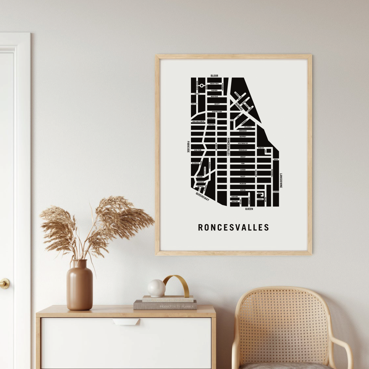 Roncesvalles Map, Toronto