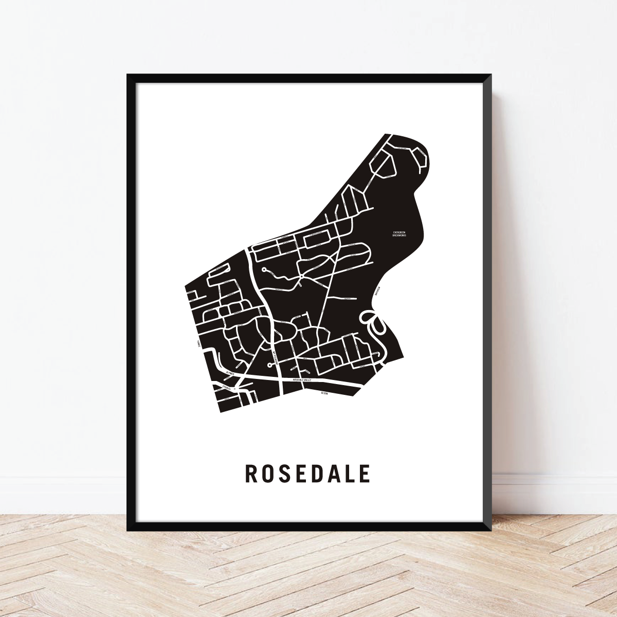 Rosedale Map, Toronto