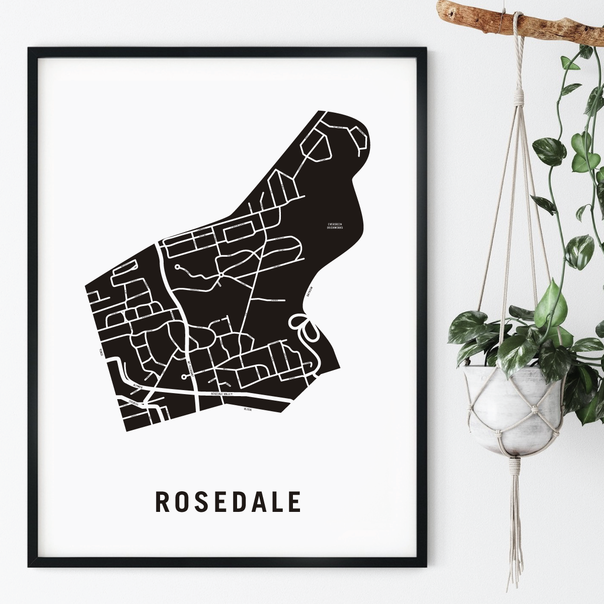 Rosedale Map, Toronto