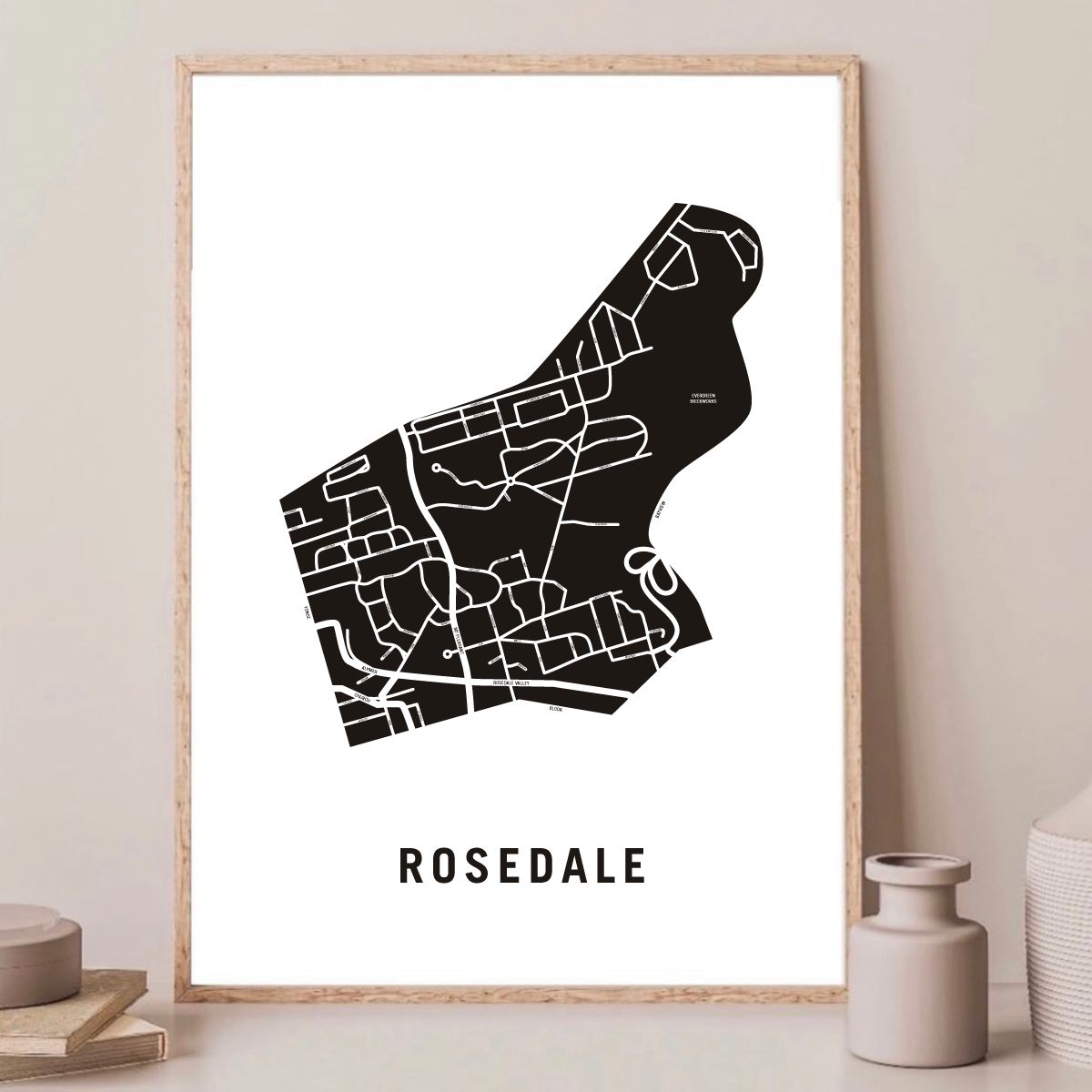 Rosedale Map, Toronto