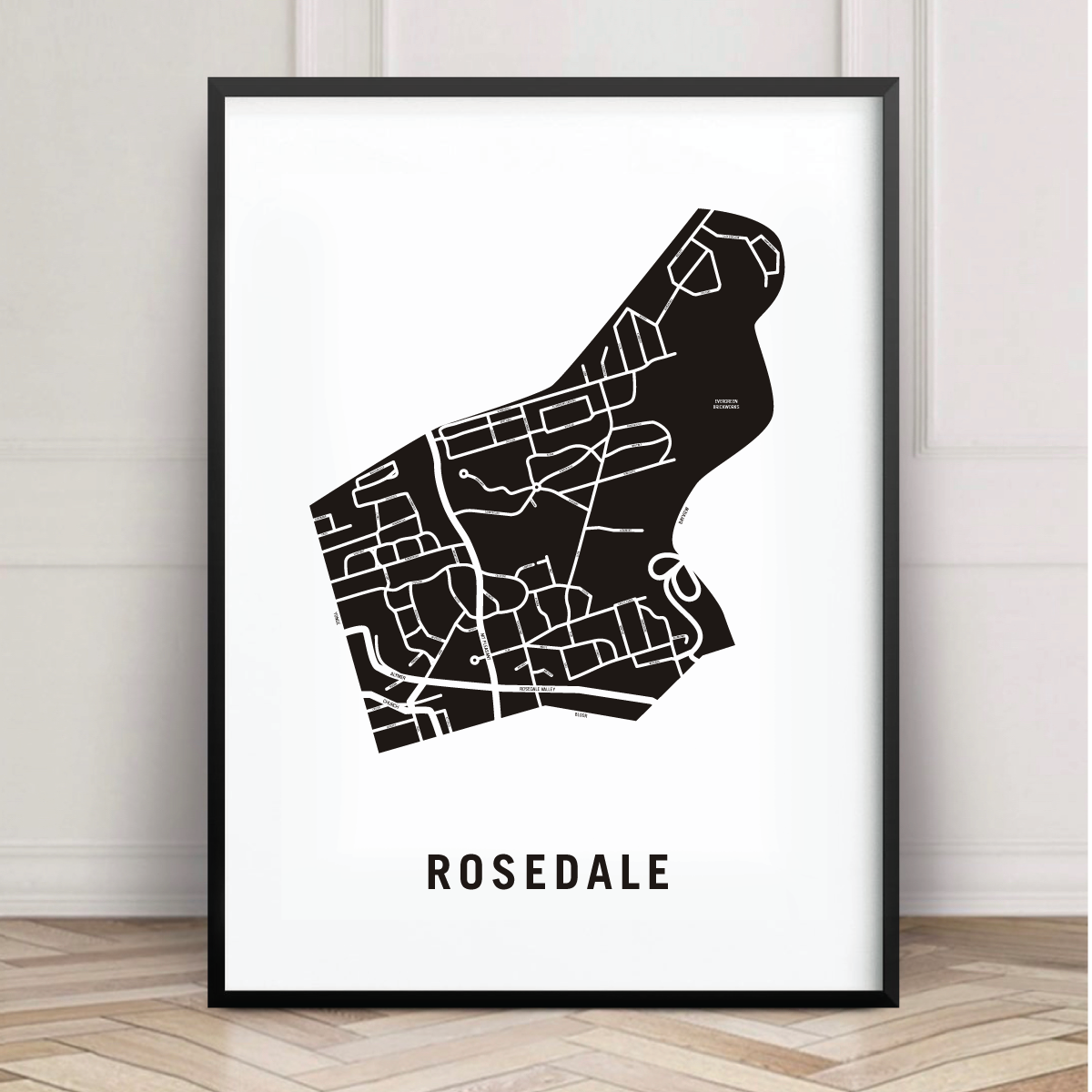 Rosedale Map, Toronto