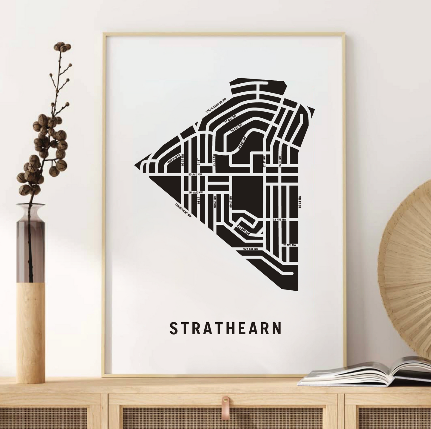 Strathearn Map, Edmonton