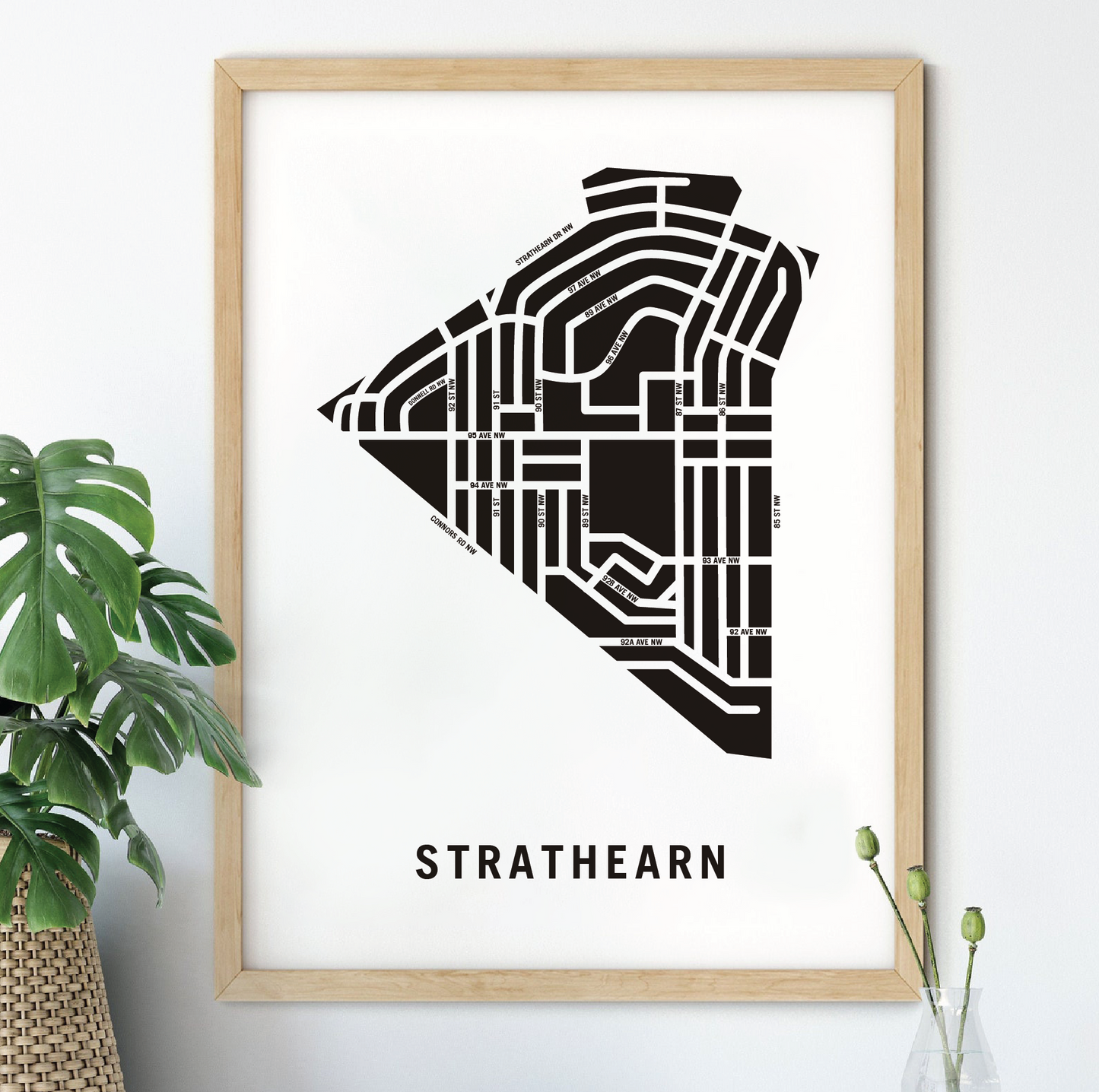 Strathearn Map, Edmonton