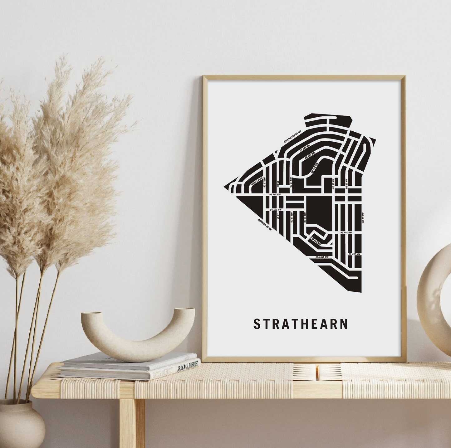 Strathearn Map, Edmonton