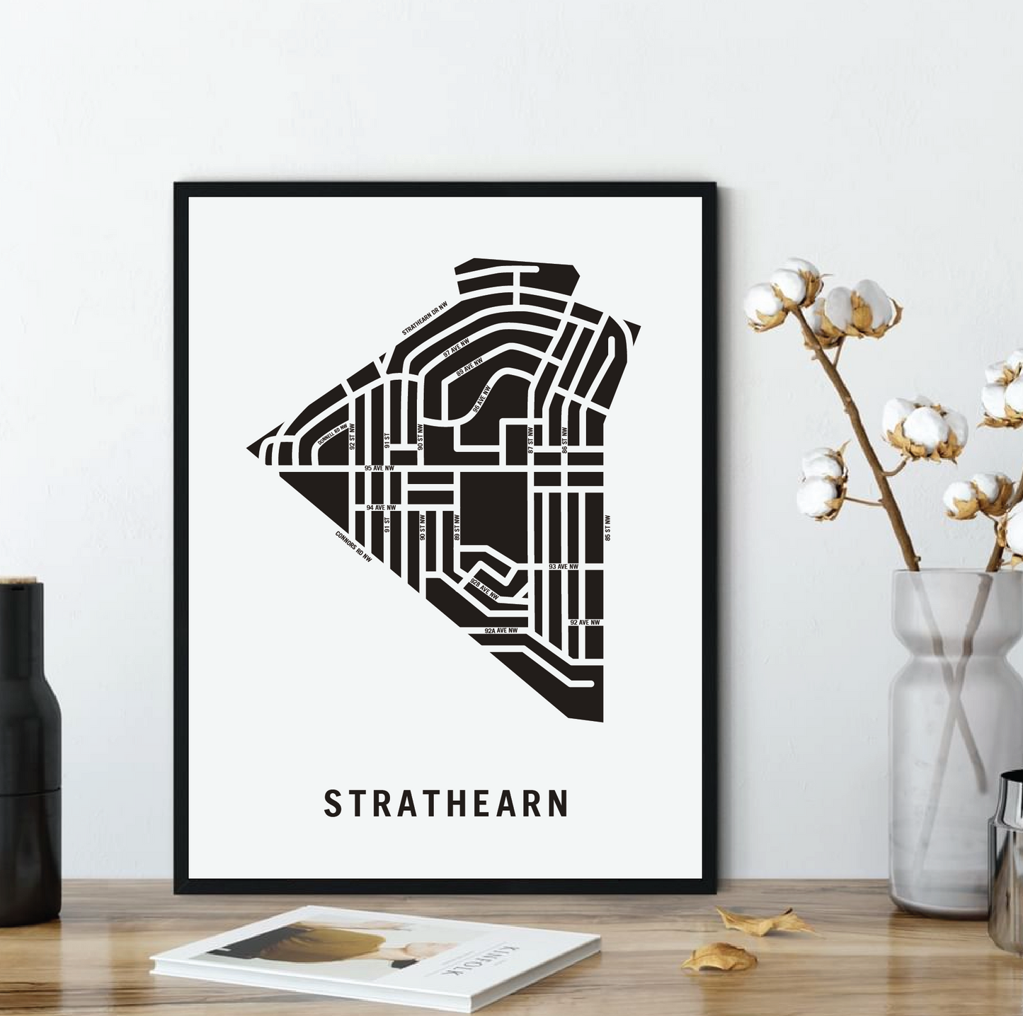 Strathearn Map, Edmonton