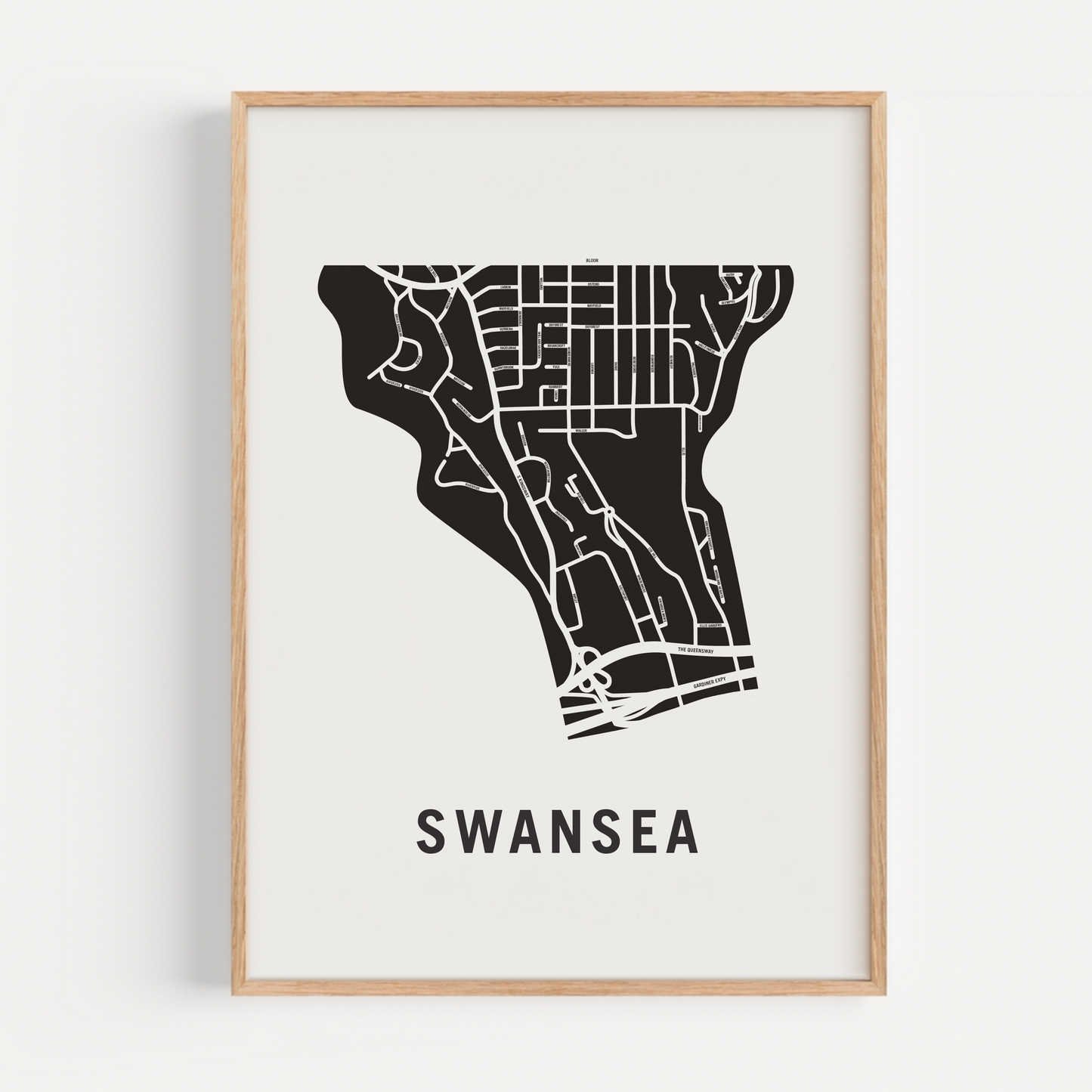 Swansea Neighbourhood Map, Toronto