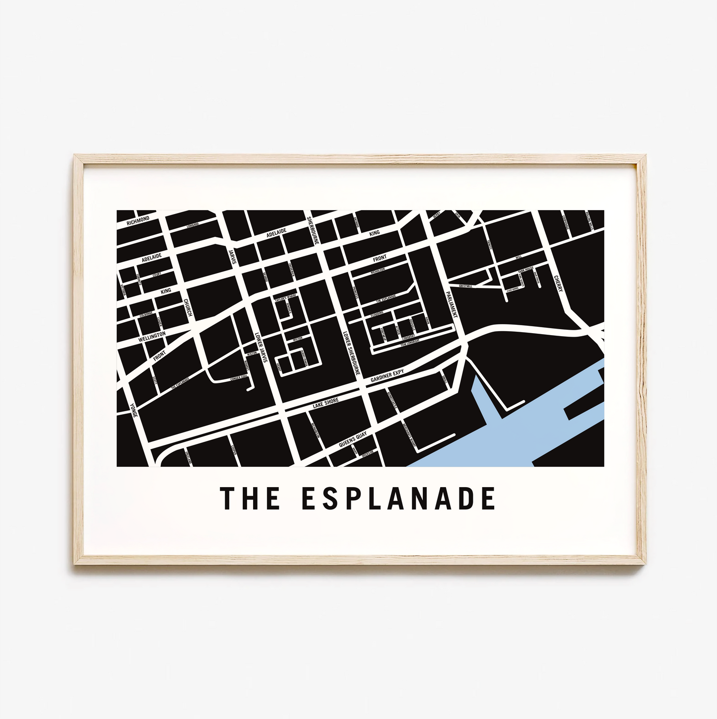 Esplanade Map, Toronto