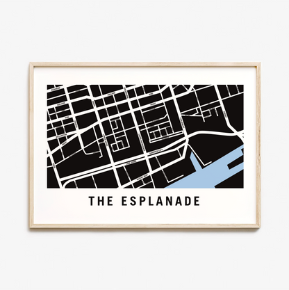 Esplanade Map, Toronto