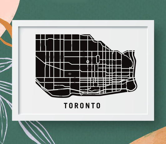 Toronto Map with Major Streets