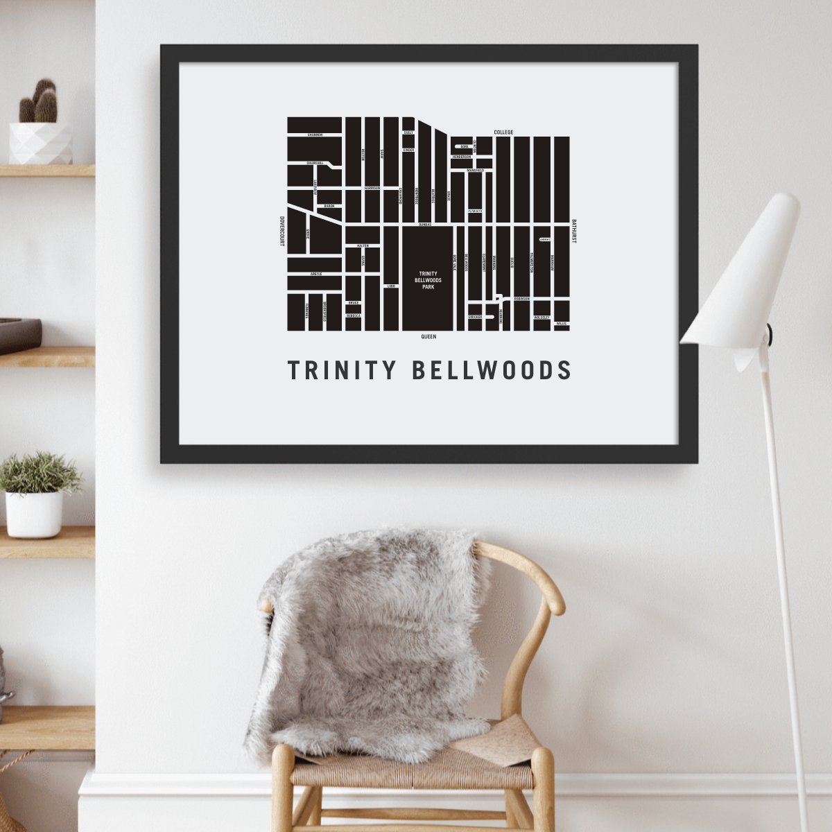 Trinity Bellwoods Map, Toronto