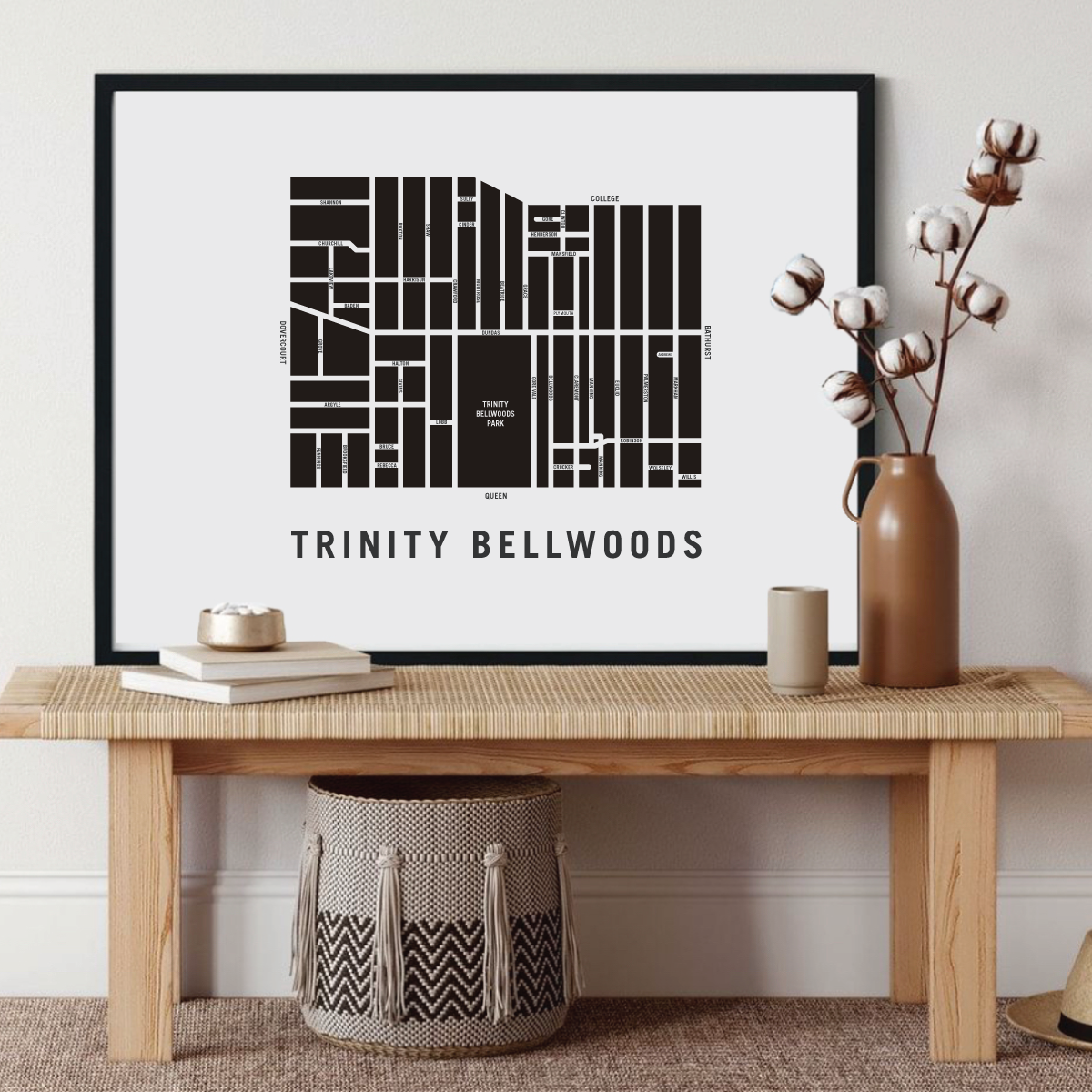 Trinity Bellwoods Map, Toronto