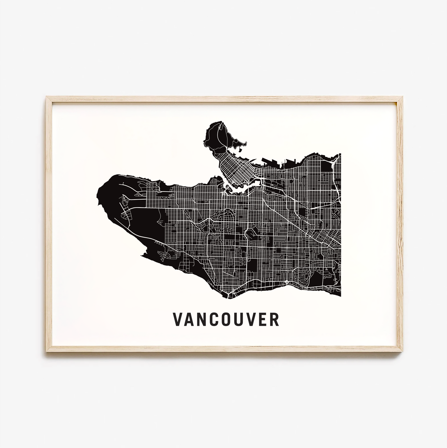 Vancouver Map, British Columbia