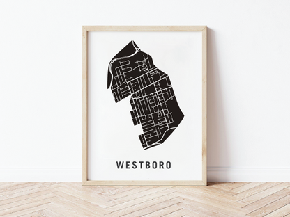 Westboro Map, Ottawa