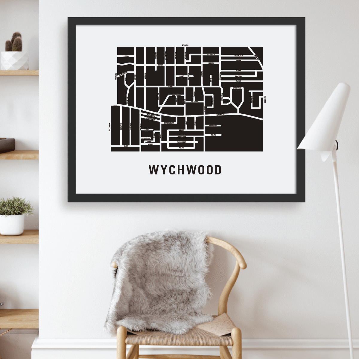 Wychwood Map, Toronto