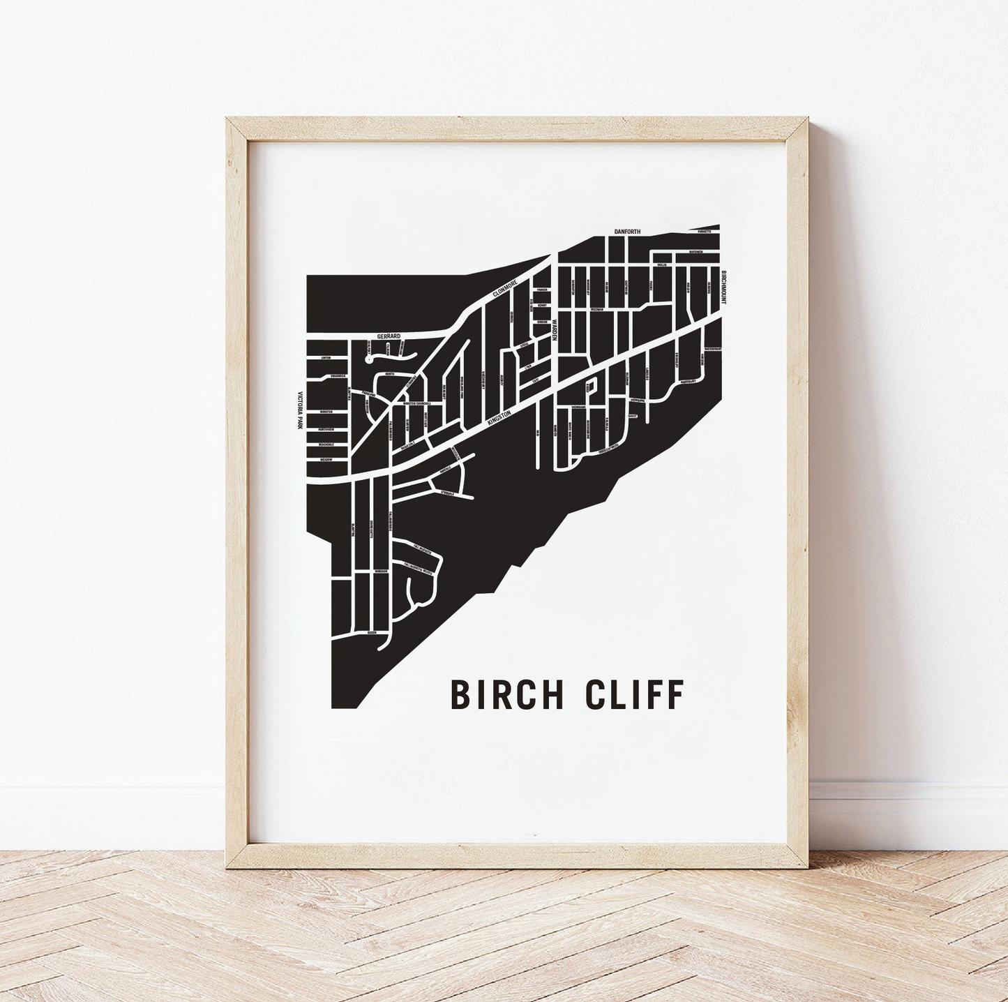 Birch Cliff Map, Toronto