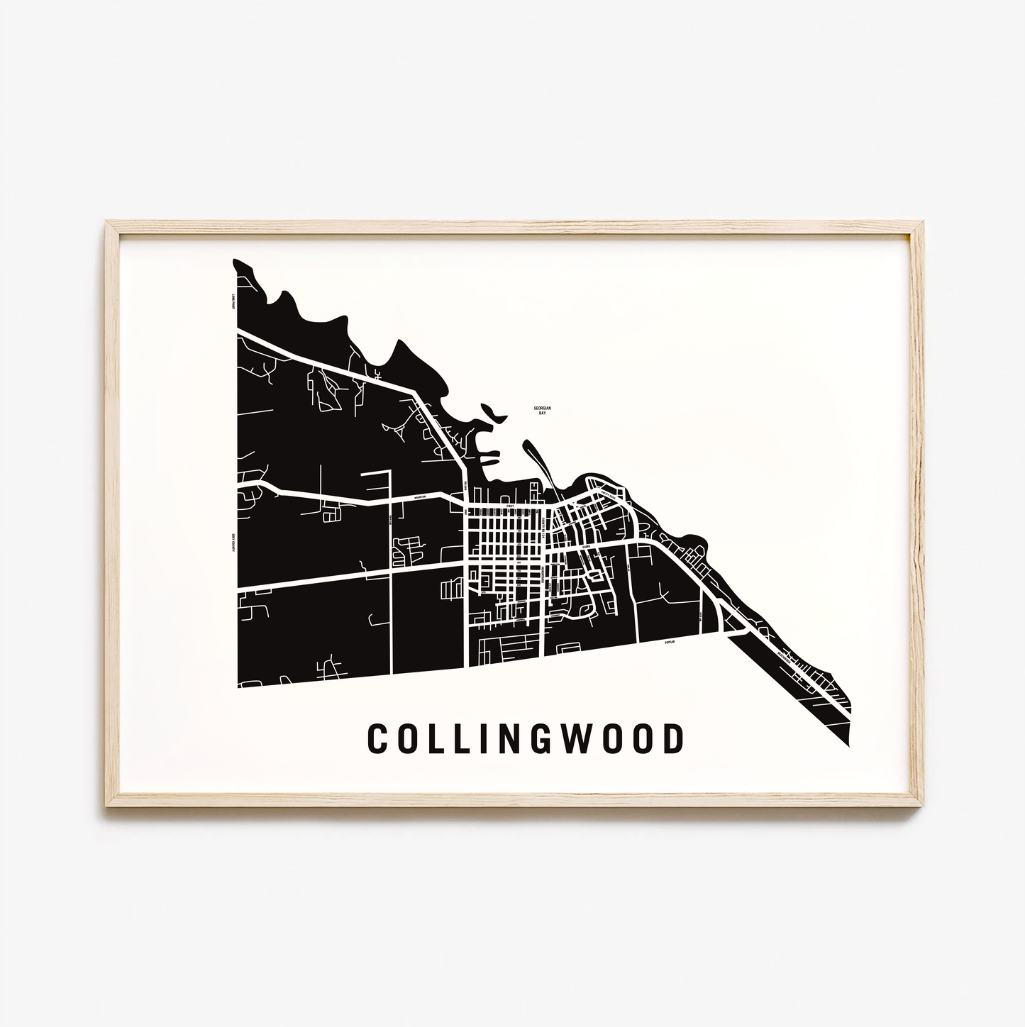 Collingwood Map, Ontario