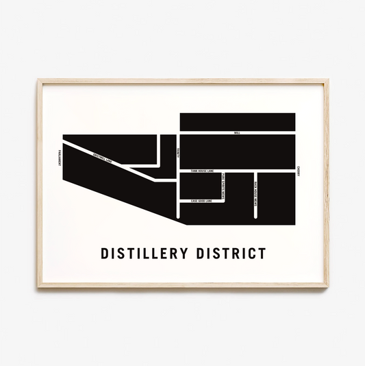 Distillery District Map, Toronto