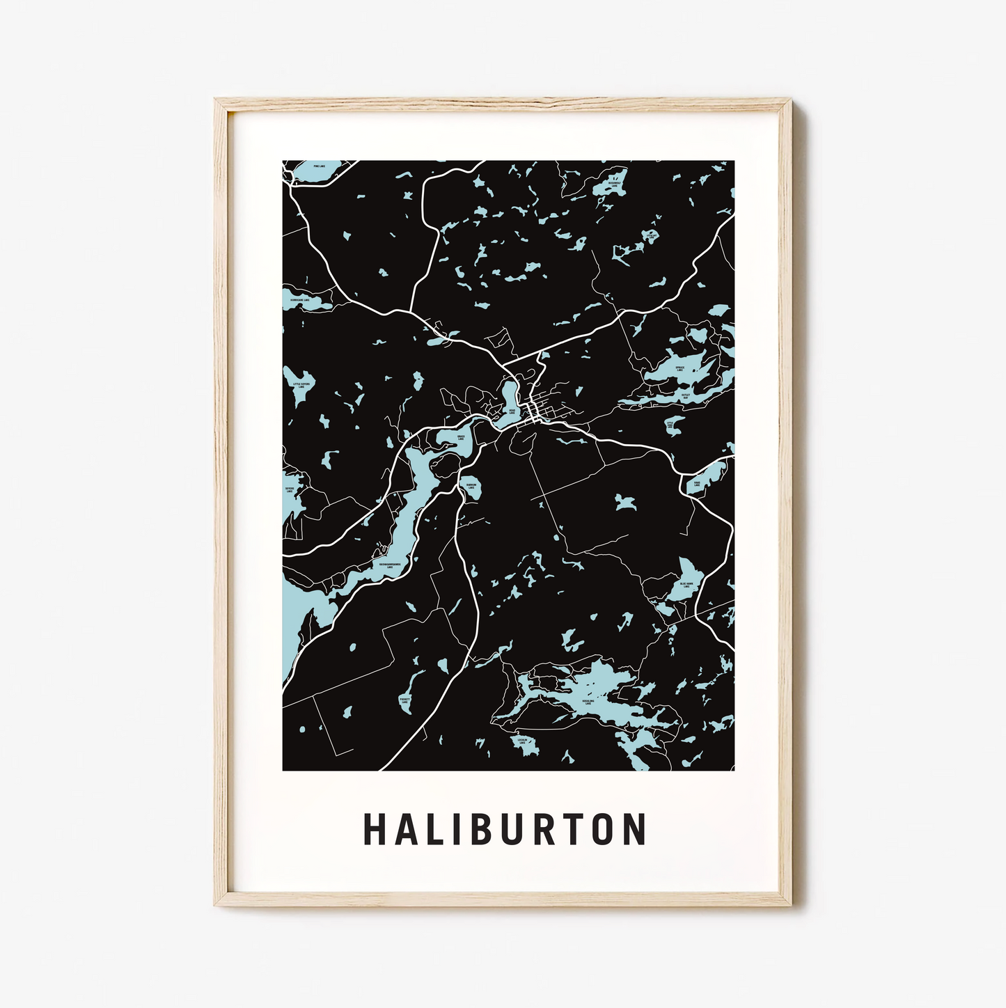 Haliburton Map, Ontario