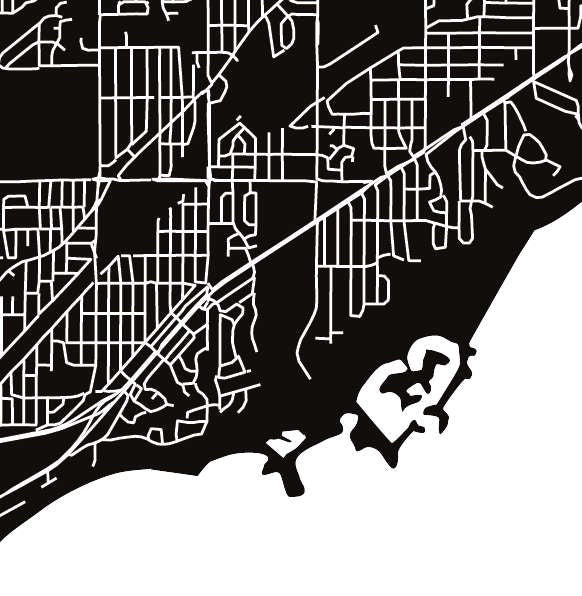 Scarborough Map, Toronto