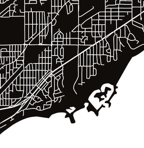 Scarborough Map Print | Toronto Housewarming Gift – Modern ...