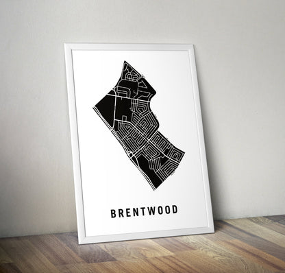 Brentwood Map, Calgary