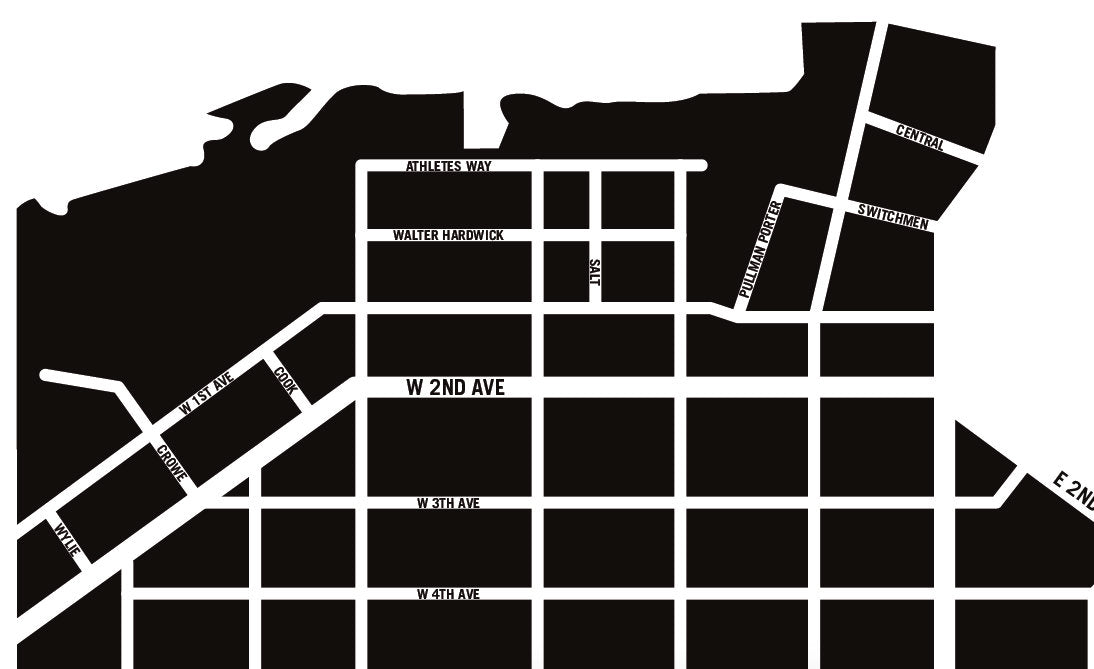 Mount Pleasant Map, Vancouver