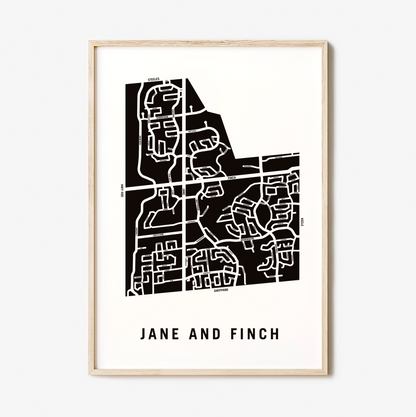 Jane and Finch Map, Toronto