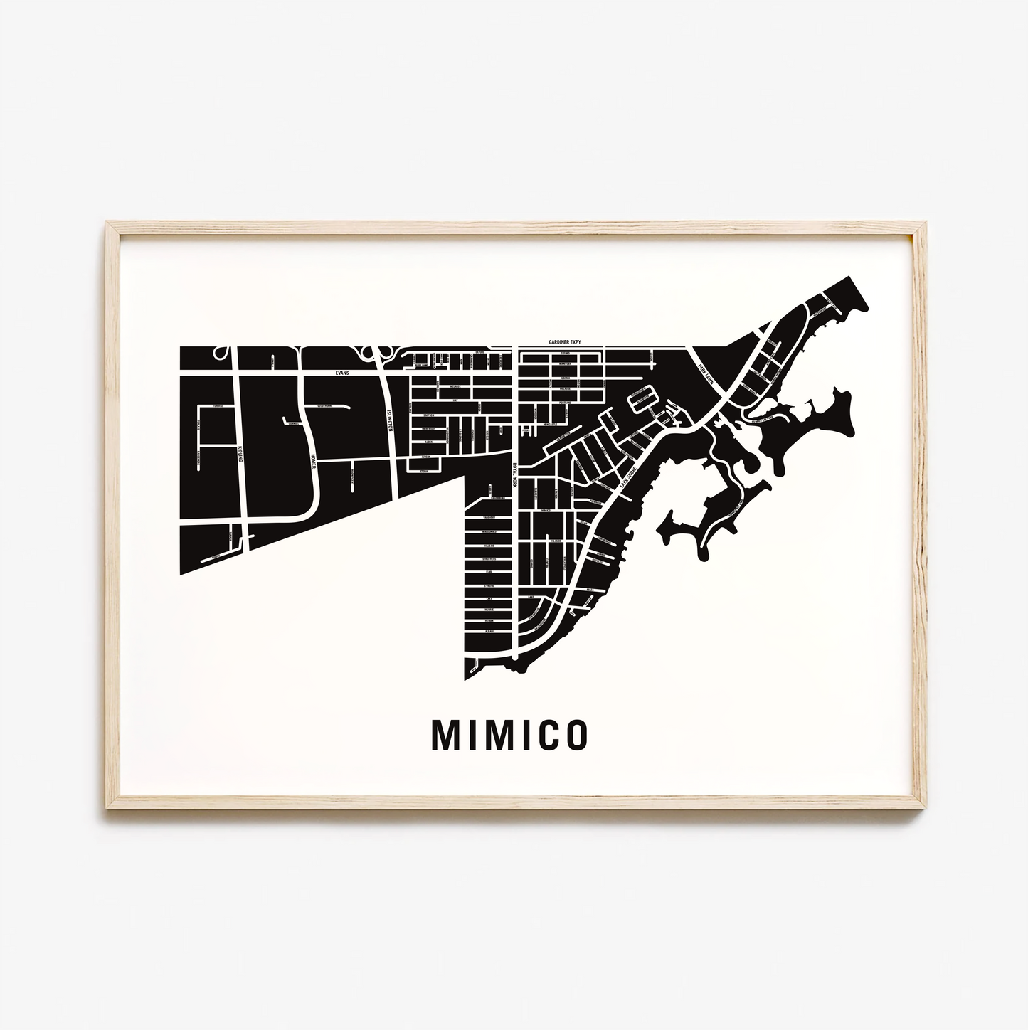 Mimico Map, Toronto