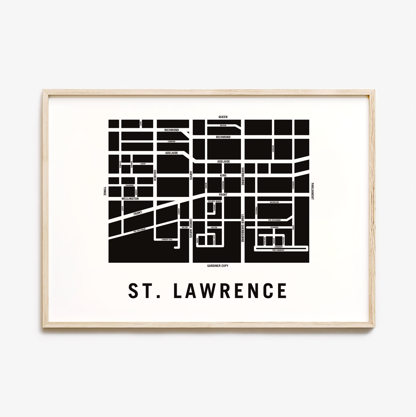 St. Lawrence Map, Toronto
